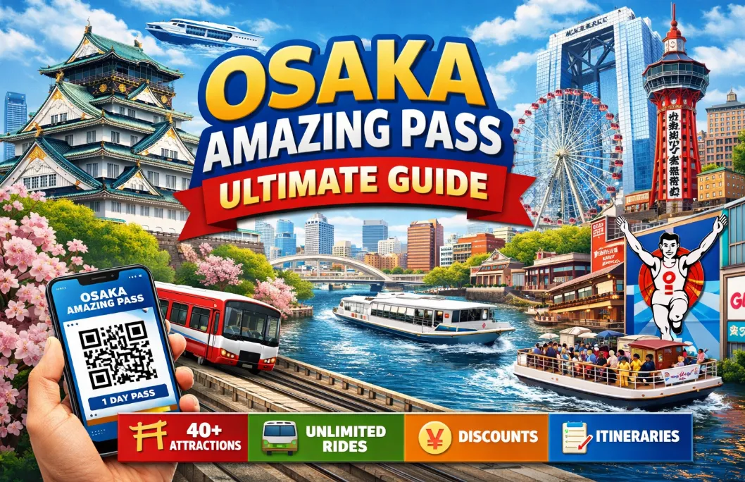 Osaka Amazing Pass 2026: 40+ Free Attractions, Itinerary, How to Buy & Use