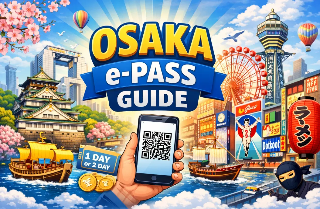 Osaka e-Pass Guide 2026: How to Buy, Use, Top Attractions & Best Itineraries