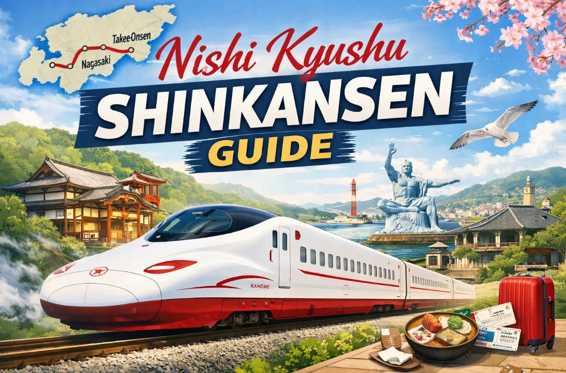 Nishi Kyushu Shinkansen Guide 2026: Tickets, Car Seat, Luggage & Transfer Tips