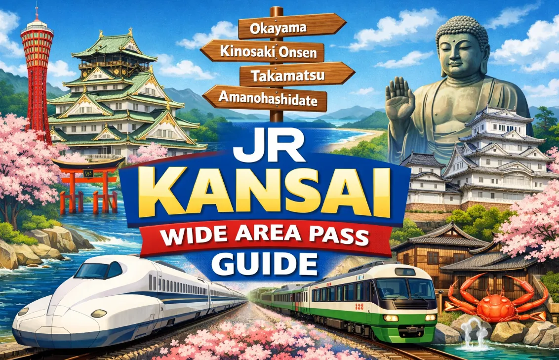 JR Kansai Wide Area Pass Guide 2026: How to Buy, Use, Reserve Seats & Best Itineraries