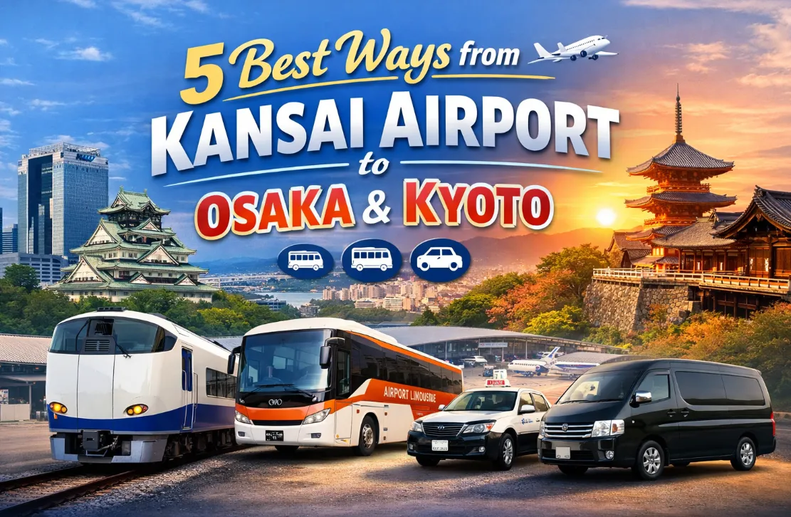 5 Best Ways from Kansai Airport to Osaka & Kyoto (2026): Time, Cost, Pros/Cons & Booking Guide