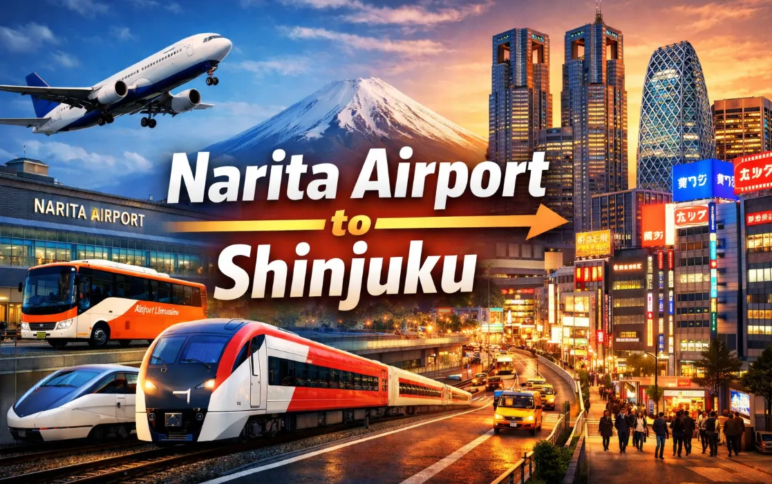 Narita Airport to Shinjuku 2026: 3 Best Ways (Fastest, Cheapest & Easiest)