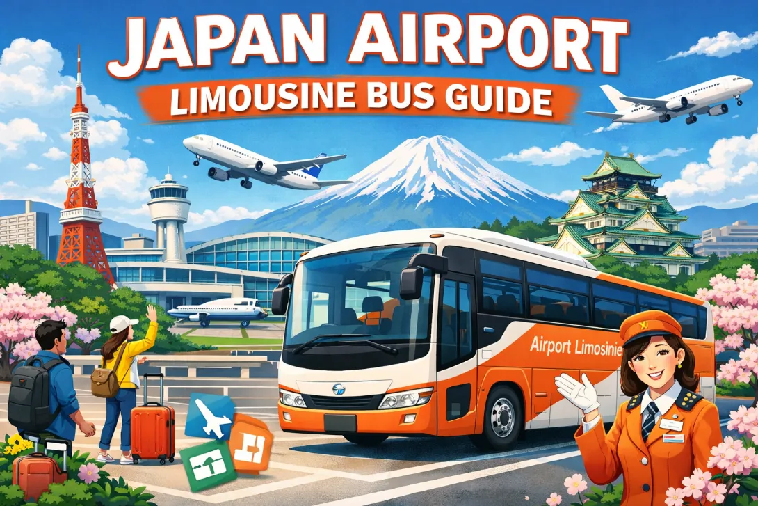 Japan Airport Limousine Bus Guide 2026: How to Buy Tickets, Routes & Stops, Timetable