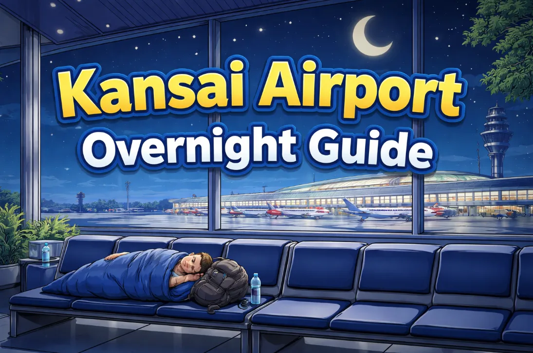 Kansai Airport Overnight Guide 2026: Best Free Sleep Spots & 24h Lounges to Sleep, Work & Shower