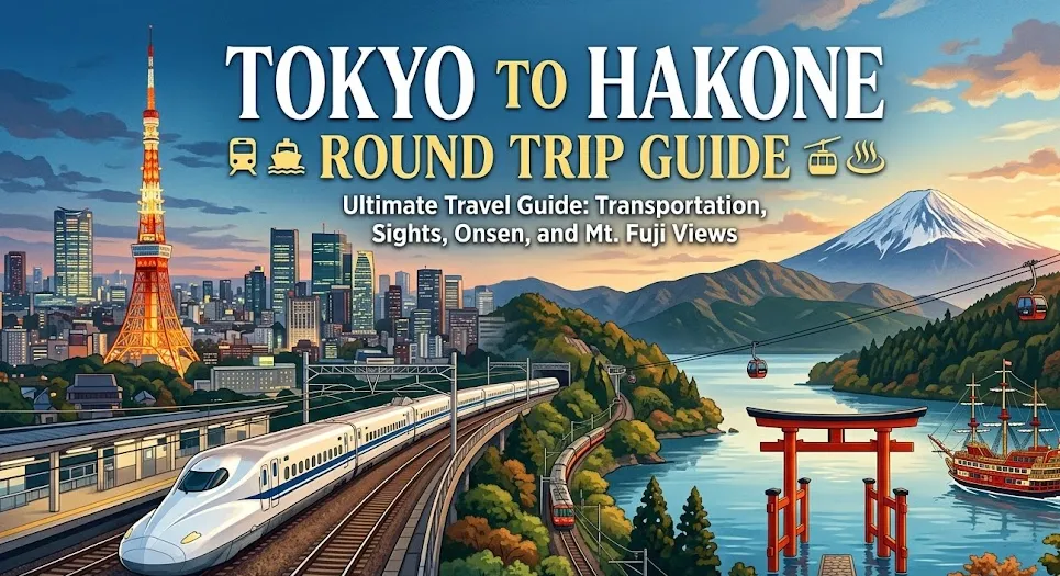 Tokyo to Hakone Round Trip Guide 2026: Romancecar, Free Pass & Best Scenic Routes