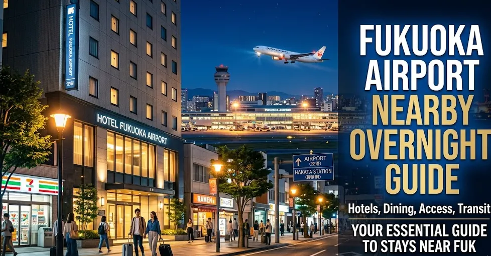 Fukuoka Airport Nearby Overnight Guide 2026: 24h Internet Cafes, Hotels & Transport Tips