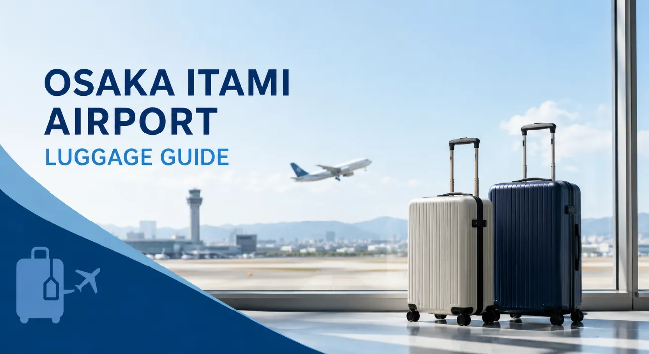Osaka Itami Airport Luggage Guide 2026: Storage, Lockers & Same-Day Delivery (Locations, Hours & Cost)