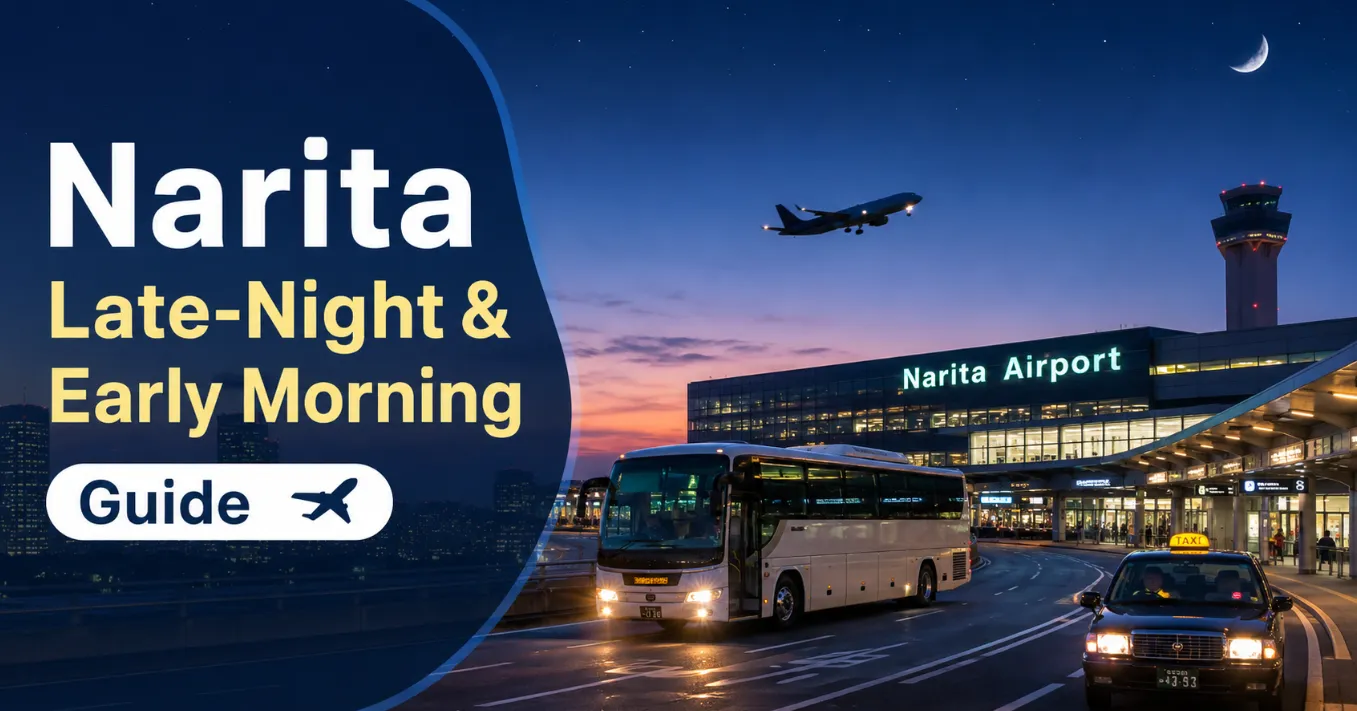 Narita Late-Night & Early Morning Guide 2026: Buses, Private Transfers & Taxis